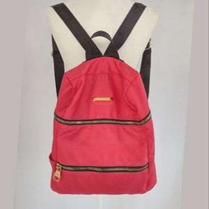 Steven Madden Nylon Logo Zipper Backpack